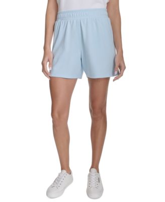 Calvin Klein - Women's French Terry Smocked-Waist Shorts