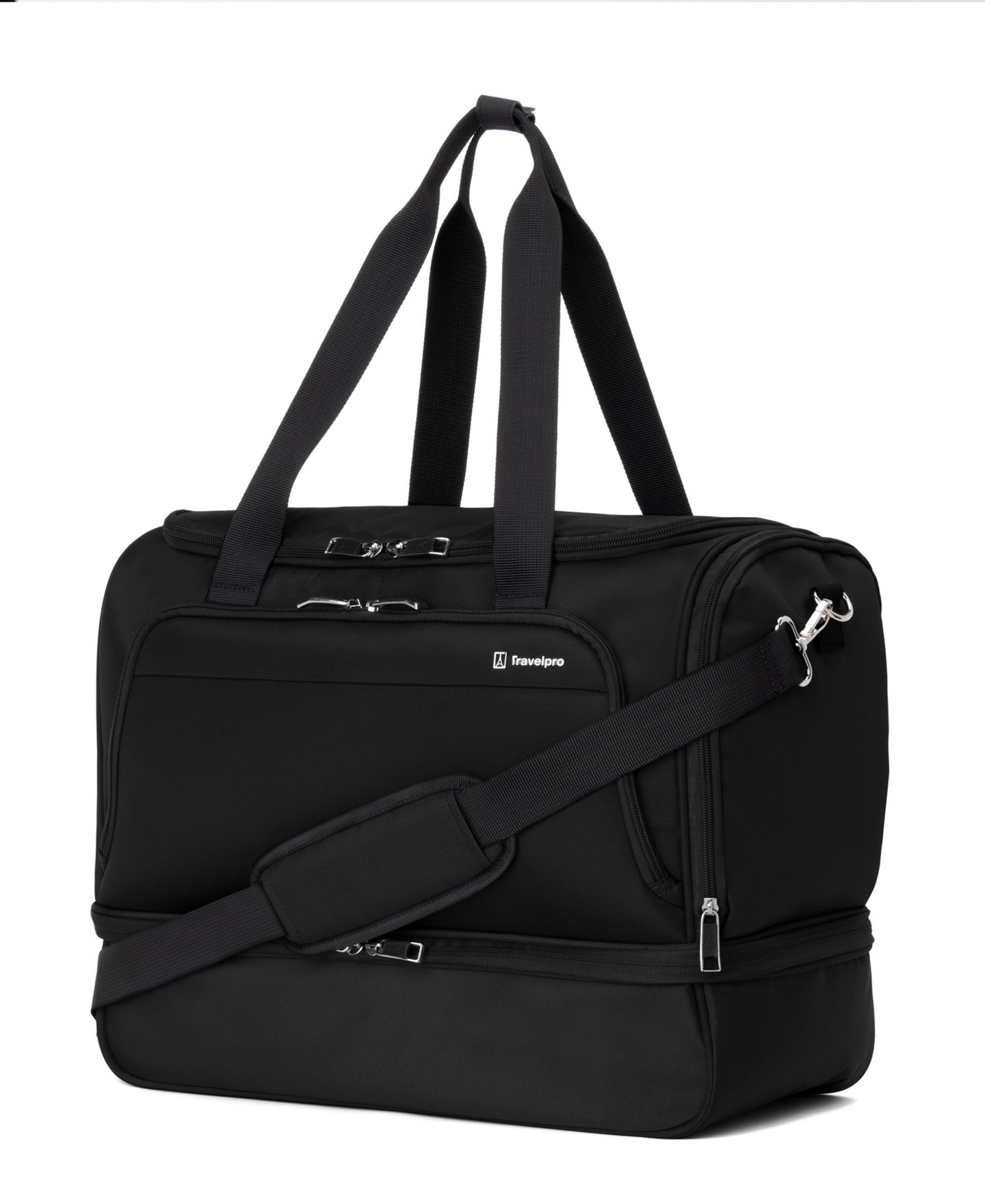 Сумка Travelpro WalkAbout 7 19" Drop Bottom Duffel, цвет: Чёрный — фото 2