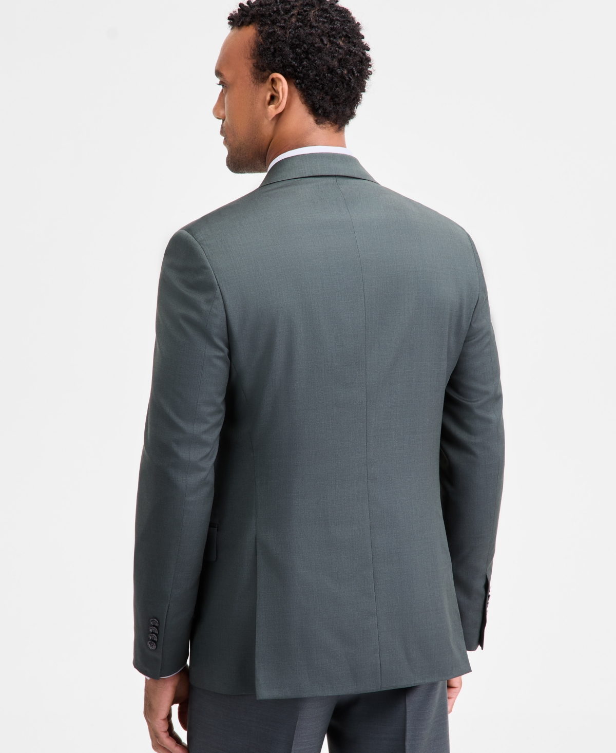 Michael Kors Men's Classic-fit Wool-blend Suit Separate Jacket In Green