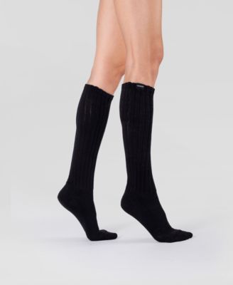 Women's Scrunch Slouchy Woven Tab Socks