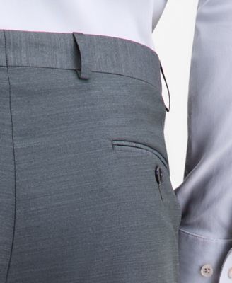 Men's Classic-Fit Wool-Blend Suit Separate Pants