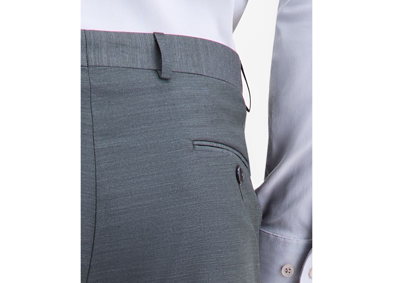 Men's Classic-Fit Fall Wool-Blend Stretch Suit Separate Pants