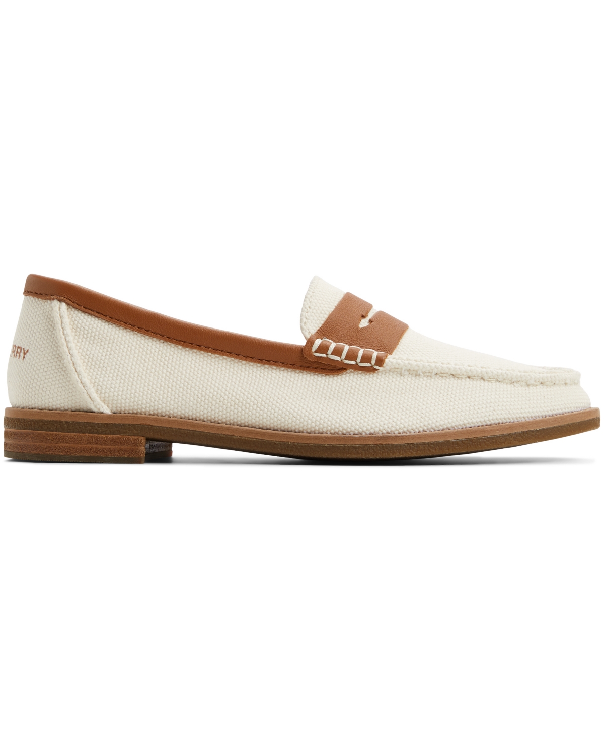 Sperry Women's Seaport Penny Slip On Loafers In Ecru