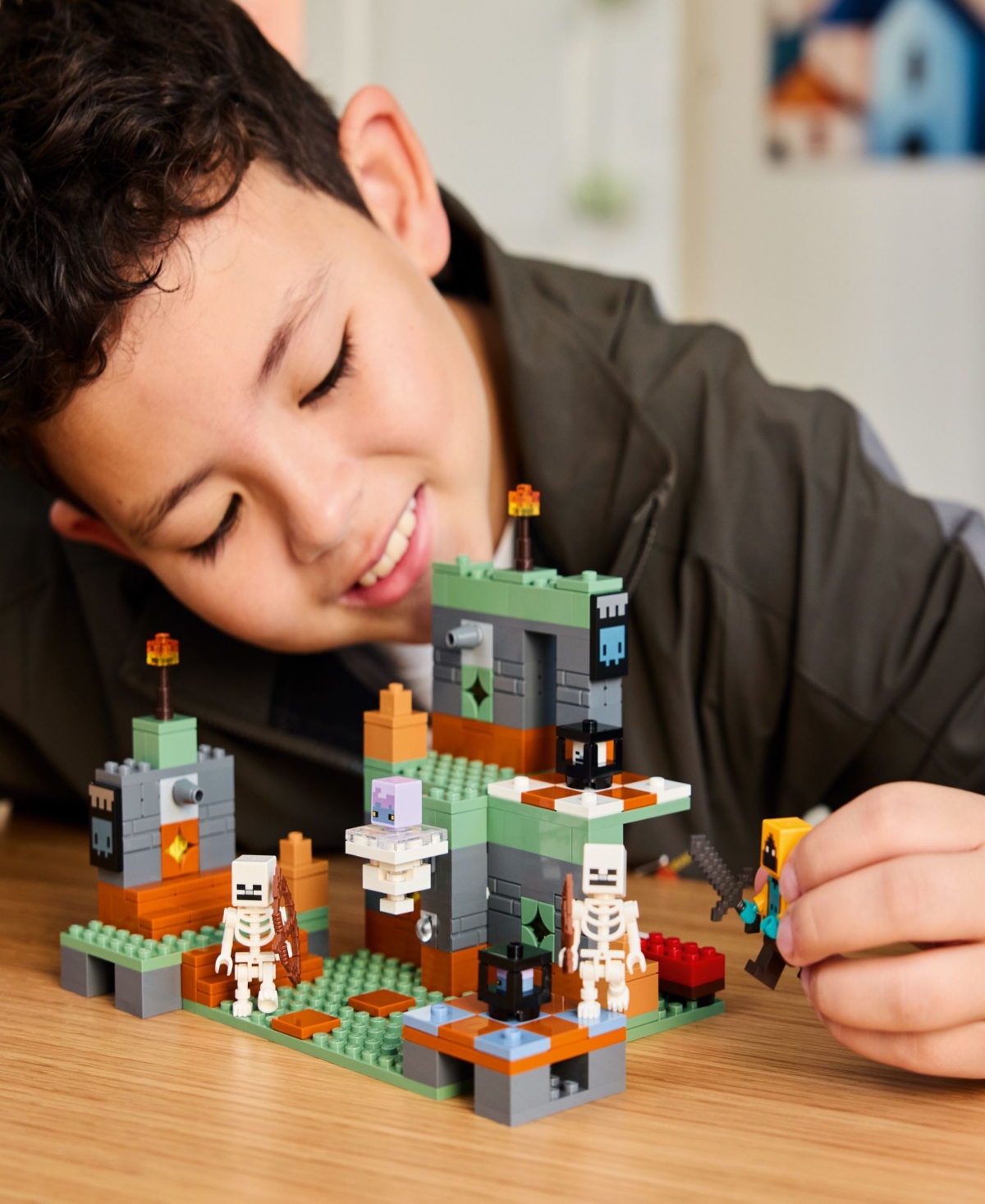 Lego Minecraft The Trial Chamber Building Set 21271, 322 Pieces In Multicolor