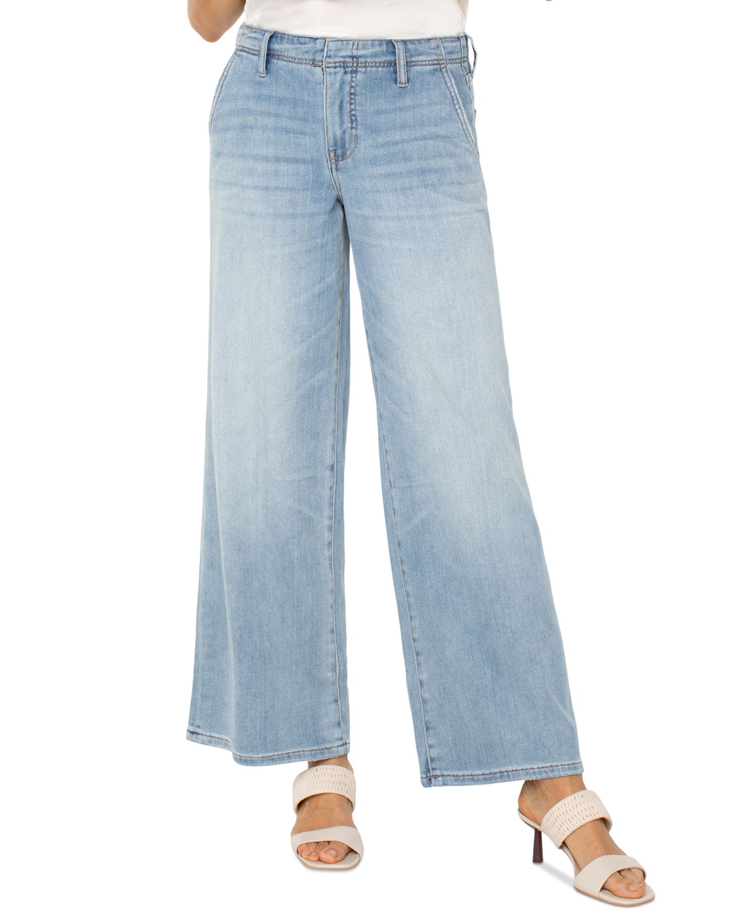 Petite Weekender Wide-Leg Jeans