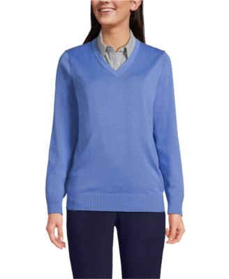 Unisex Cotton Modal Vneck Pullover Sweater