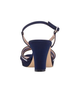 Women's Bonney Rhinestone Block Heel Dress Sandals