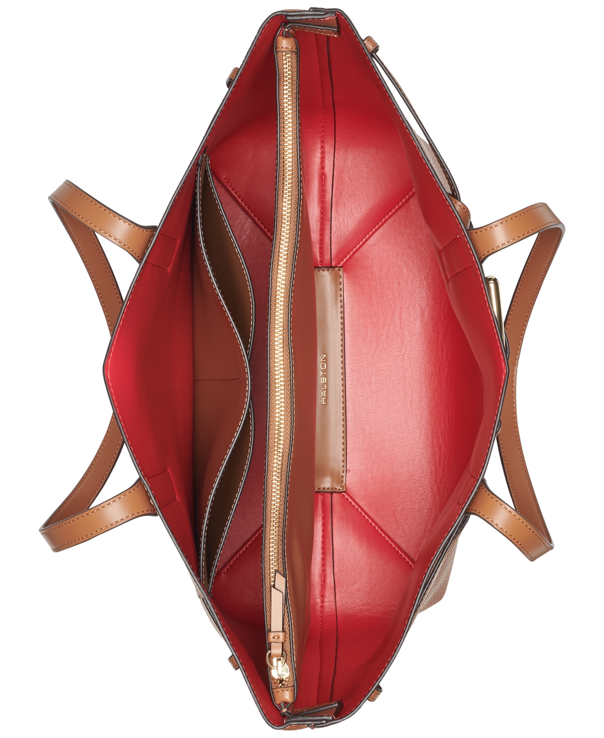 Shop Halston Tasha Mini Tote Bag In Oak