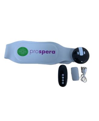 Hot Compress EMS Deep Massage Belt 8 modes 9 levels LCD Control