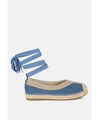 Nalya Detachable Lace Up Espadrille Sandals