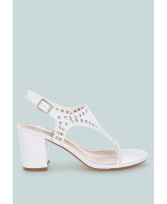 Nerina Studded Genuine Leather Sandals
