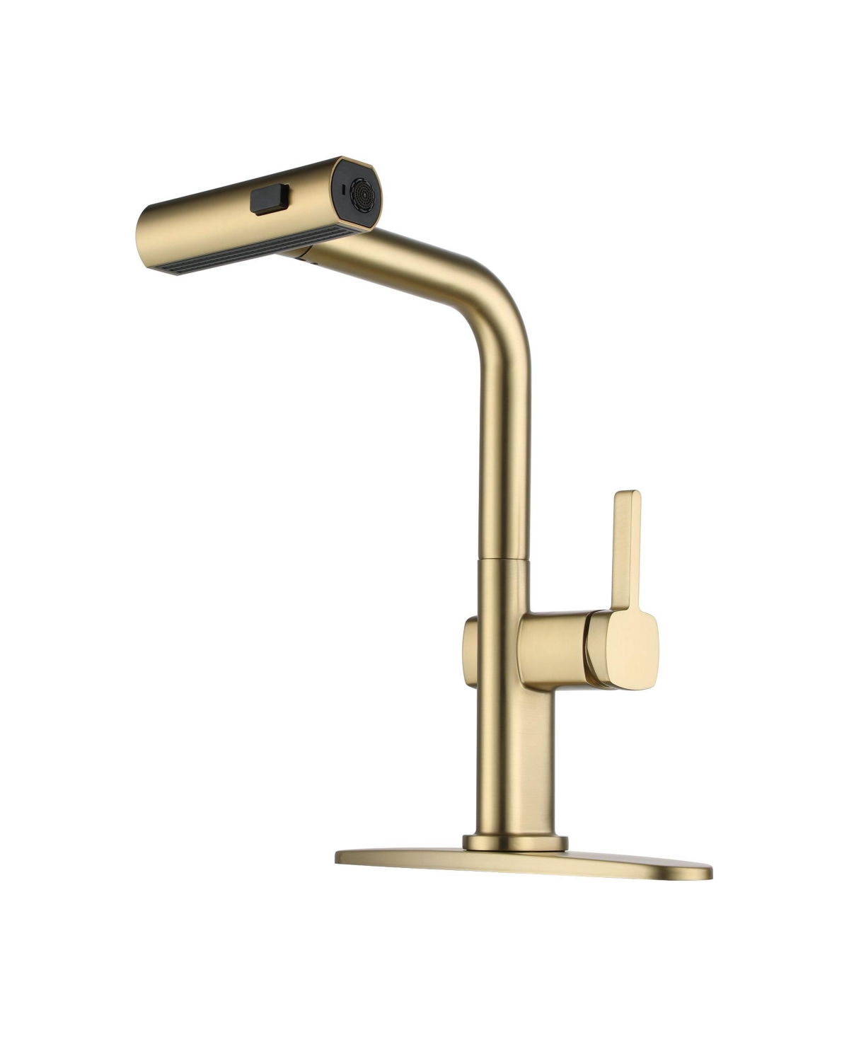 Single Handle Kitchen Faucet with Pull Down Sprayer 3-Function Sink Faucet, 360&#xB0; Swivel in - Chrome