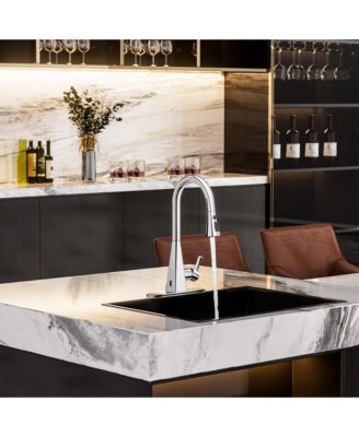 Touchelss Pull-Down Kitchen Faucet With Sprayer