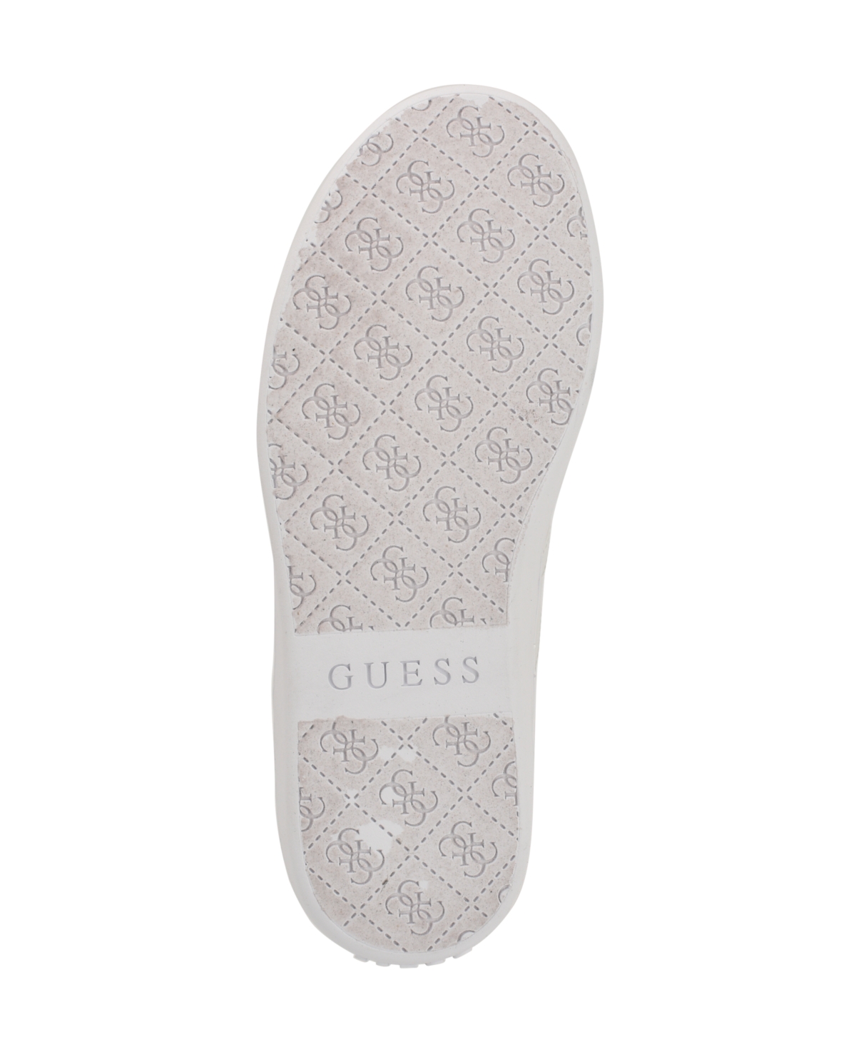 Guess Women's Naoko Charms Lace-up Court Sneakers In White