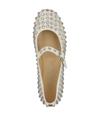 Women's Kalidal Rhinestone Mary Jane Ballet Flats