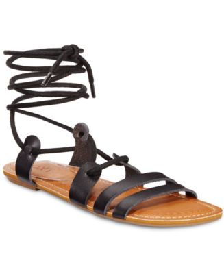 Roxy Sphinx Lace-up Gladiator Sandals - Sandals - Shoes - Macy's