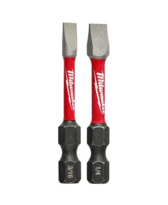 48-32-4920 SHOCKWAVE 2" Slotted #8/#10 Impact Bit Set - 2 Piece
