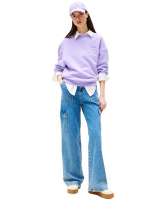 Women's Claire High-Rise Wide-Leg Cargo Jeans