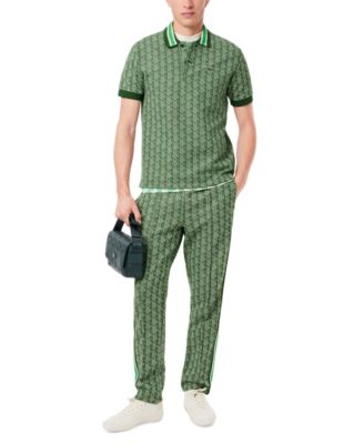Lacoste - Men's Geo Print Elastic-Waist Pants
