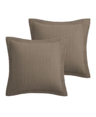Mills Waffle 2-Pc. Sham Set, European