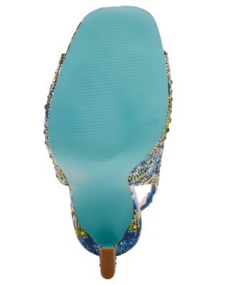 Women's Mina Rhinestone Peep Toe Evening Sandals