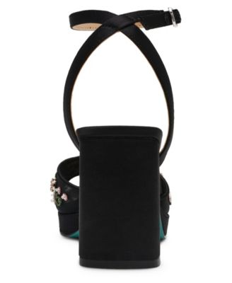 Women's Kirra Floral Beaded Platform Dress Sandals