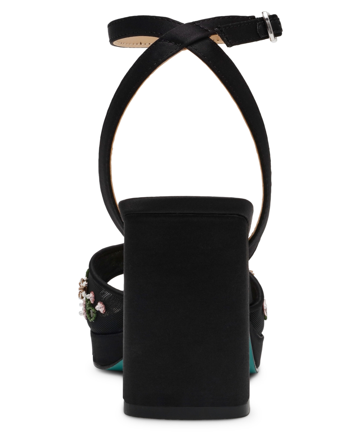 Betsey Johnson Kirra Ankle Strap Sandal In Black