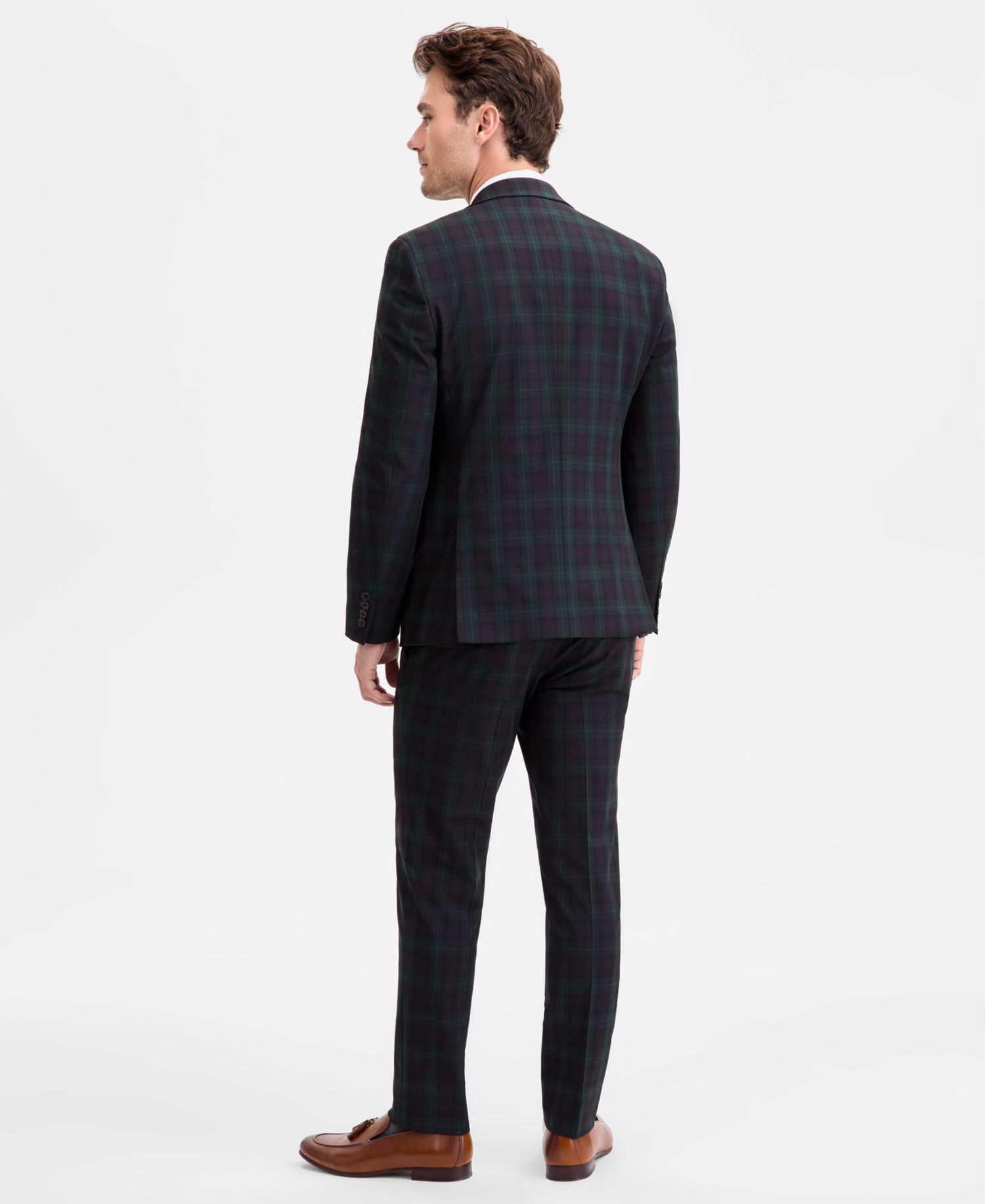 Men's Slim-Fit Wool-Blend Suit Separates
