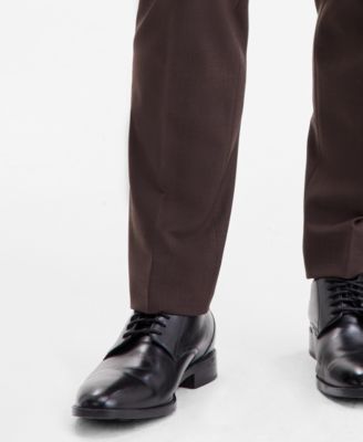 Men's Slim-Fit Solid Wool-Blend Suit Separate Pants, Exclusively at Macy's
