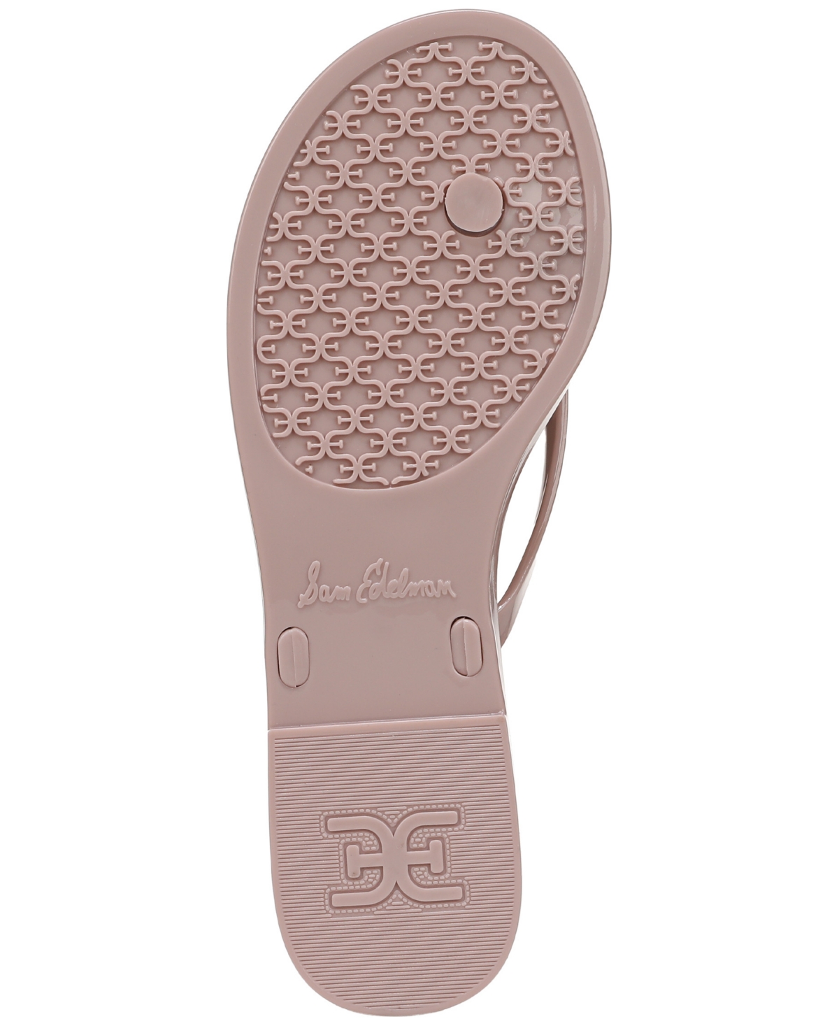 Sam Edelman Dean Jelly Flip Flop Rose Dust Jelly