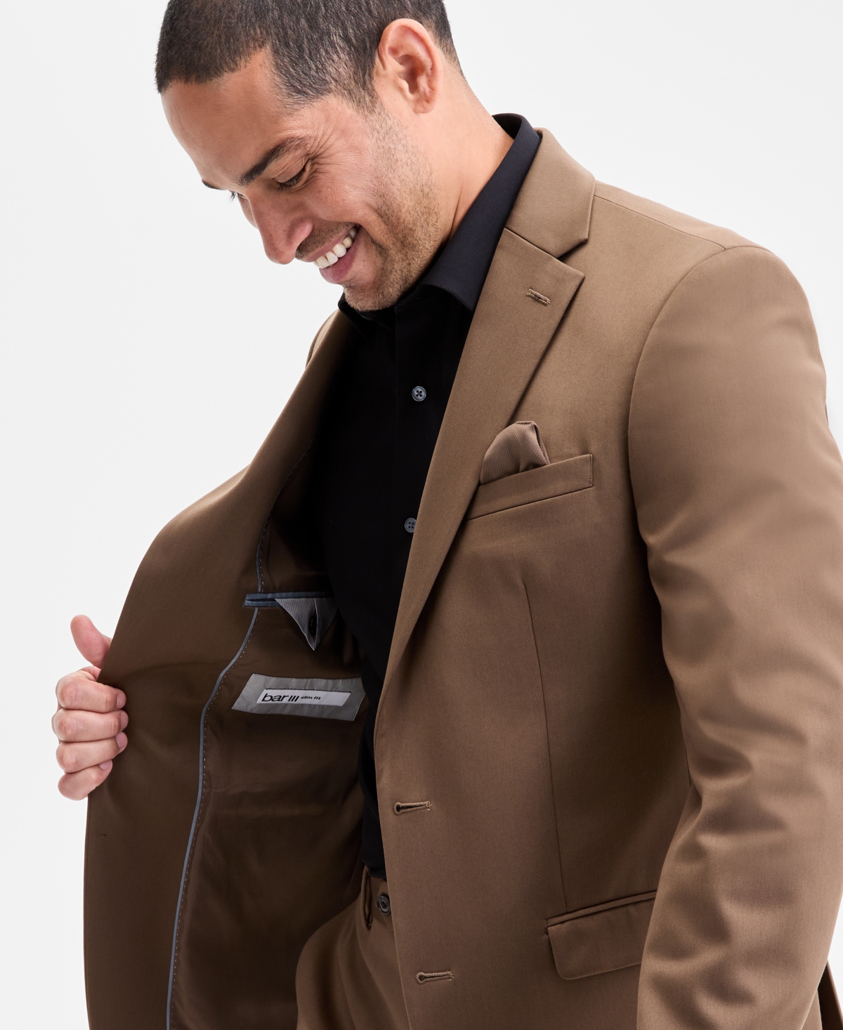 Bar Iii Men's Slim-Fit Satin Suit Separate Jacket, Exclusively at Macy's