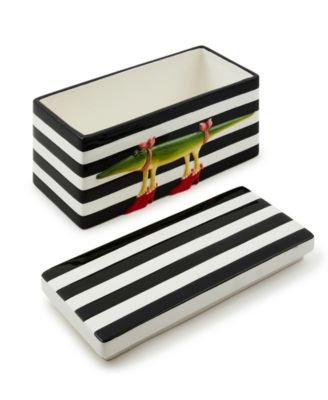 Patience Brewster Gloria Alligator Lidded Box