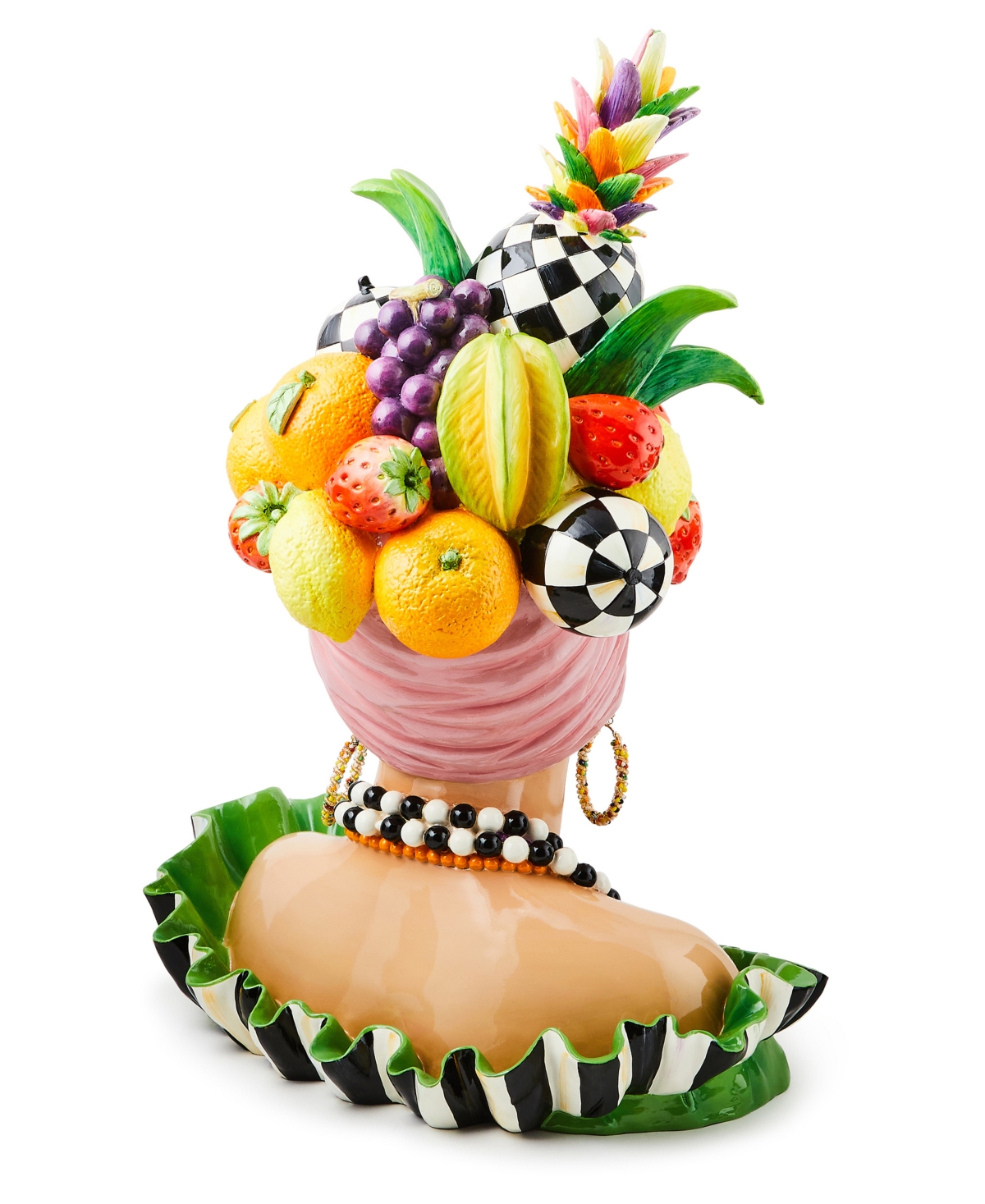 Mackenzie-childs Tutti Frutti Ambrosia Lady Figure In Multi