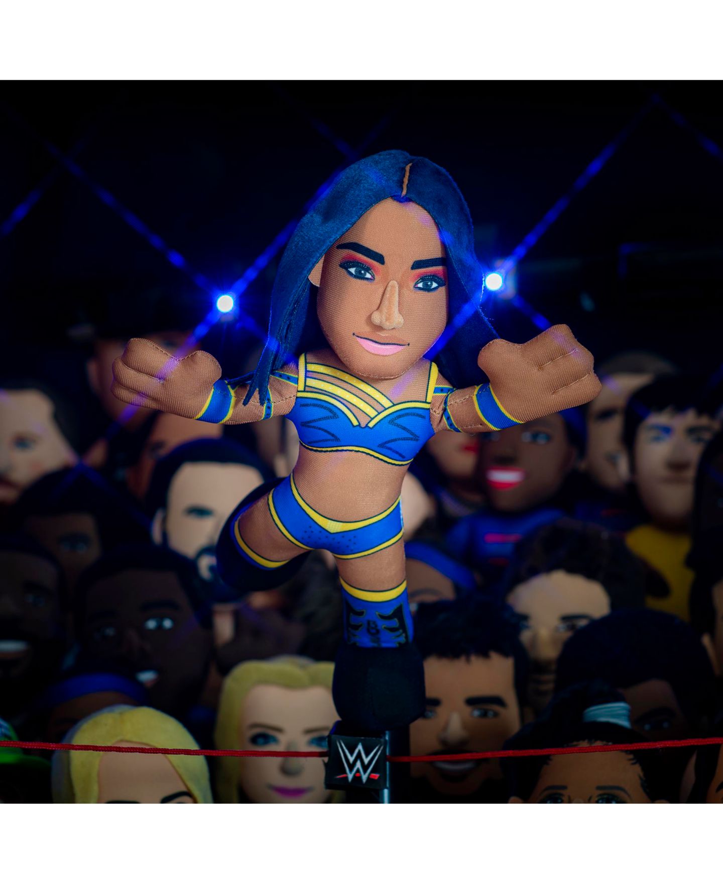 Детская мягкая игрушка Bleacher Creatures Sasha Banks Miss Mercedes 10" Plush Figure — фото 3