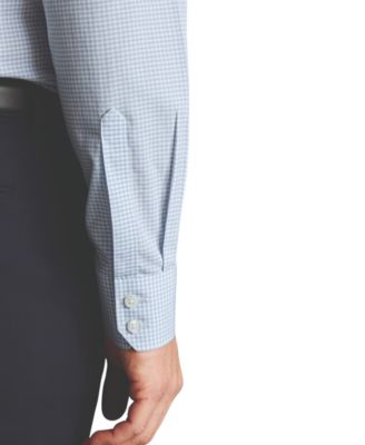 Men's Slim-Fit Poplin Gingham Shirt