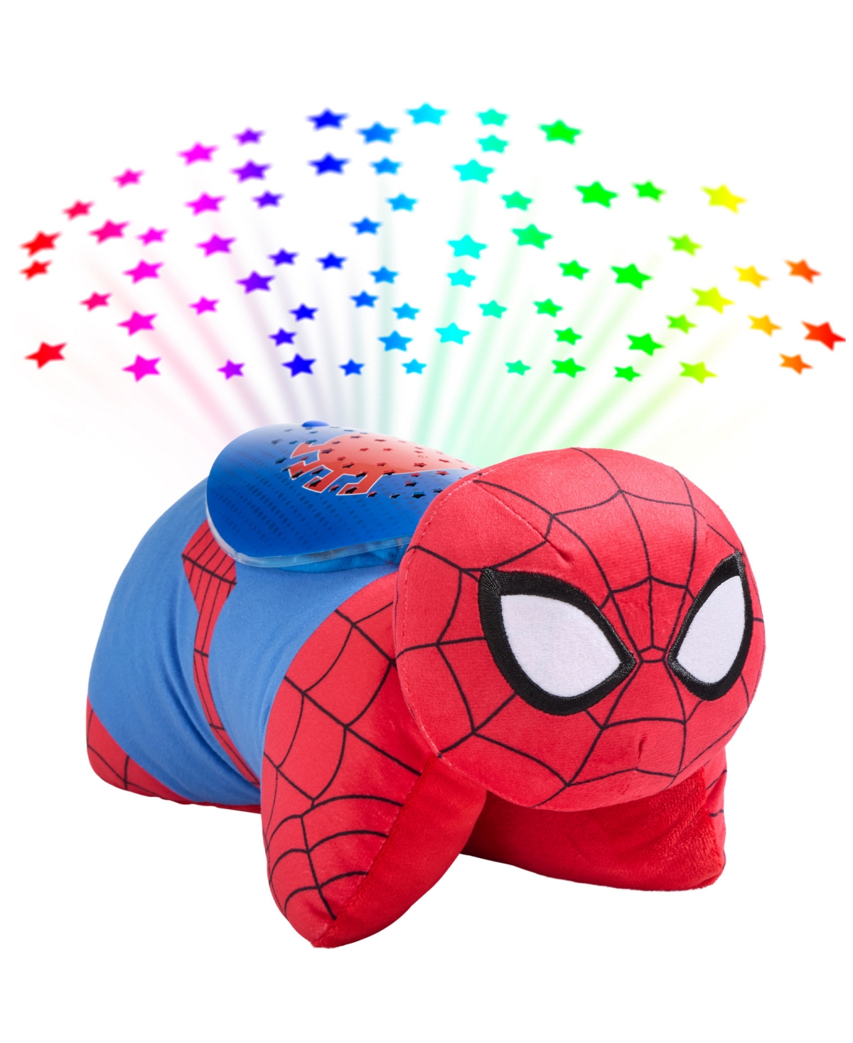 Pillow Pets Marvel Spider-man Plush Sleeptime Lite In Red