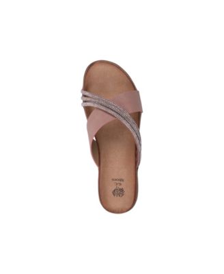 Women's Iris Embellished Asymmetrical Flat Sandals