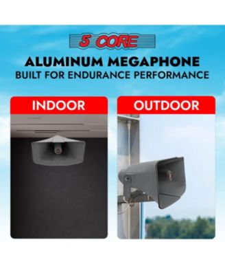 PA Speaker 16 Inch 400W Bull Horn Loud Audio Outdoor Speakers System 8Ohm Reflex Megaphone