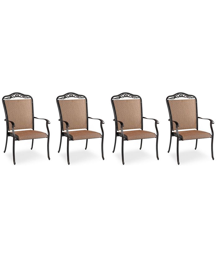 Furniture Beachmont Outdoor Set of 4 Dining Chairs Macy's