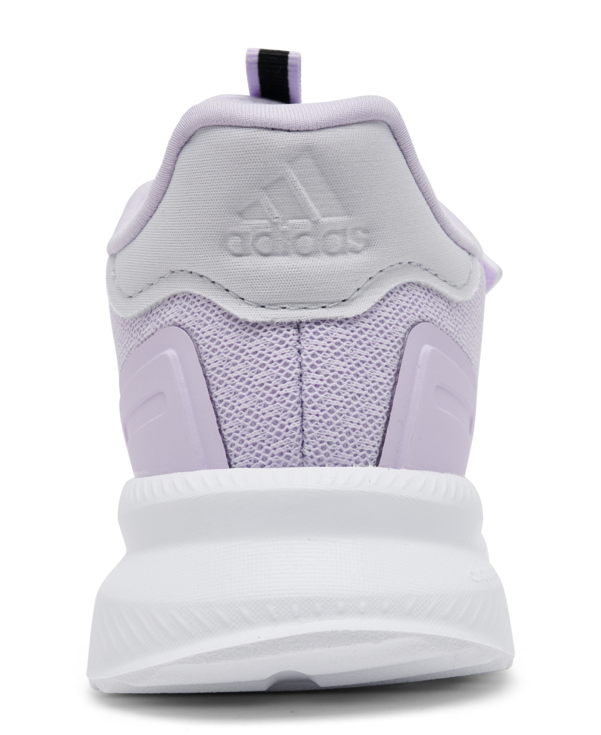 Adidas Originals X Plrpath Little Girls Stretch Lace Stay-put Closure Casual Sneakers From Finish Line In Ice Lavender,black