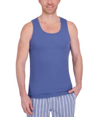 Platinum Men's Tank Tee & Stretch Woven Pant Sleep Set