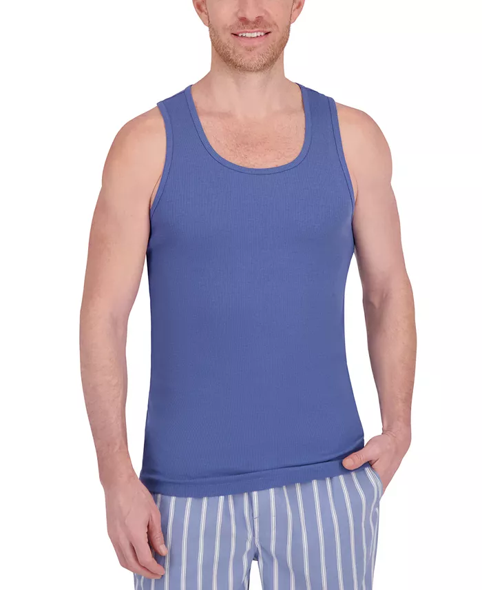 Platinum Men's Tank Tee & Stretch Woven Pant Sleep Set - thumbnail 2