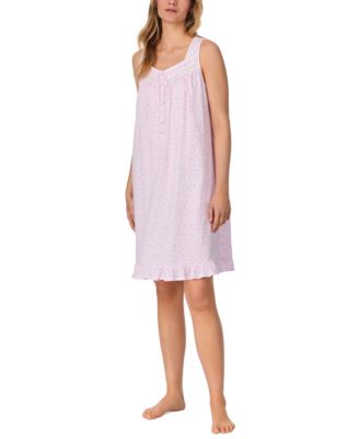 Women's Cotton Sleeveless Floral Nightgown