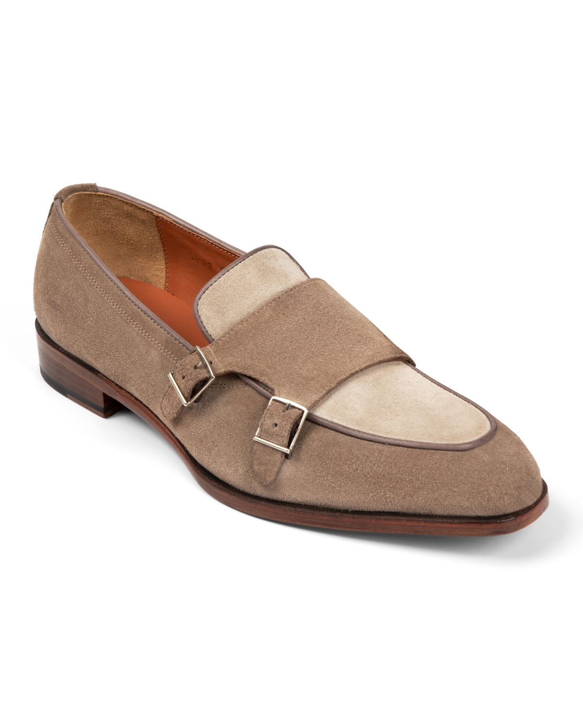 Anthony Veer Men's Beaumont Double Monk Loafers In Terra Dusk Brown
