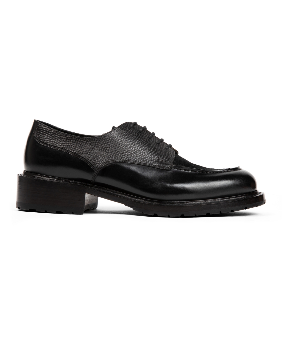 Anthony Veer Sloane Harness Boot In Midnight Grain Black