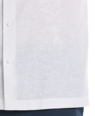 Men's Classic-Fit Tonal Embroidered Button-Down Shirt 