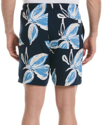 Men's Classic-Fit Tropical Floral 7" Drawstring Shorts 