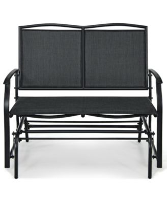 Iron Patio Rocking Chair for Outdoor Backyard and Lawn