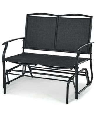 Iron Patio Rocking Chair for Outdoor Backyard and Lawn