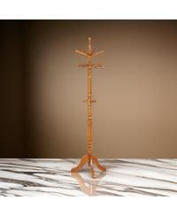 Wooden Coat Rack with Swivel Top – Elegant and Functional Entryway Stand